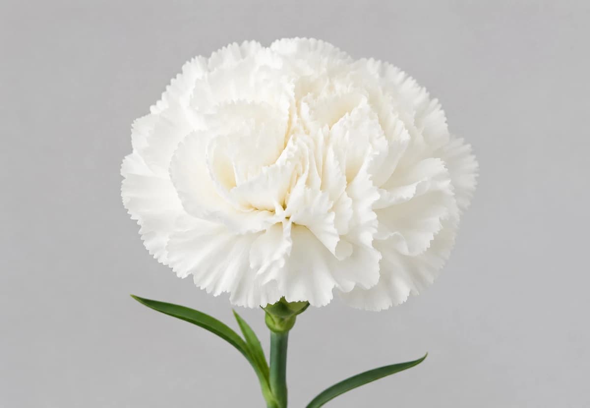 White Standard Carnation
